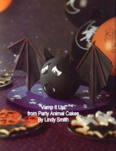 pac-vampitup Halloween Bat Cake from Party Animal Cakes