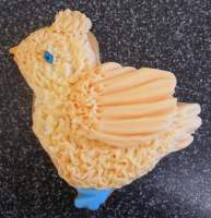 Easter chick decorated cookie