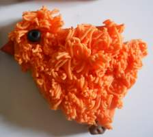 Fluffy Easter Chick Cookie