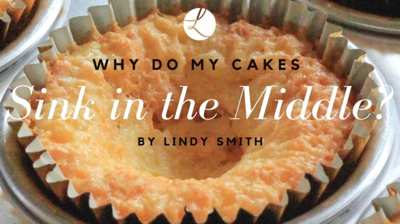 Why do my cakes sink in the middle?