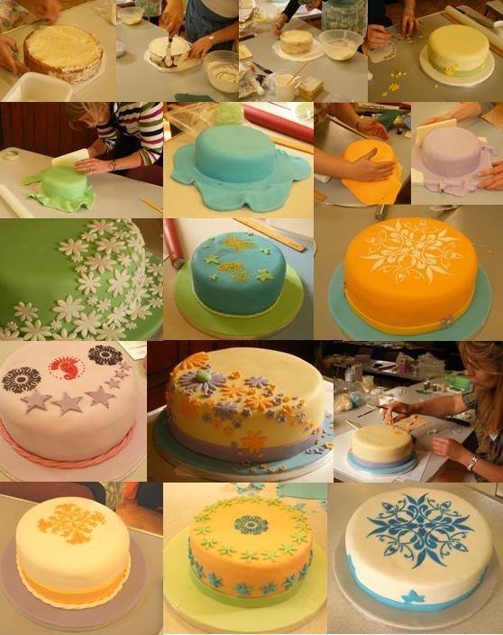 Introduction to Celebration Cakes - Students work