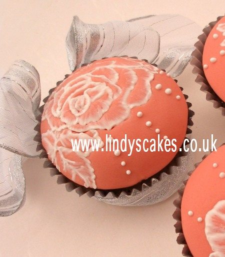 Tea Rose cupcakes from the book Lindy is currently writing
