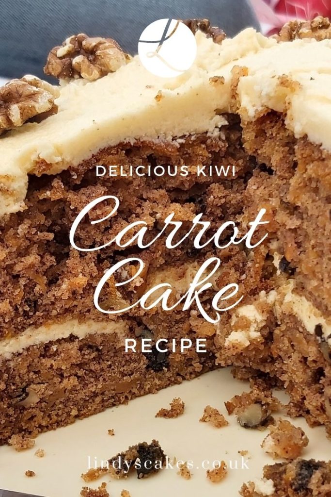 A delicious kiwi carrot cake recipe