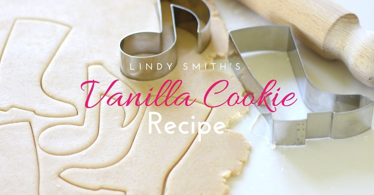 vanilla cookie recipe by Lindy Smith - perfected for decorating
