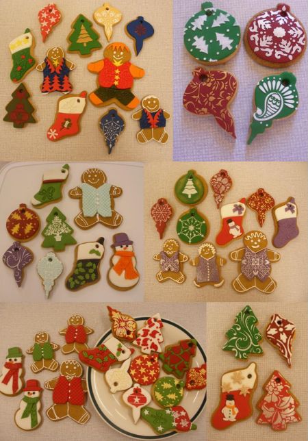 Students Christmas cookies - very festive!
