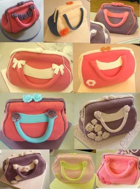 Cake handbags created at Lindy's May 2011 workshop