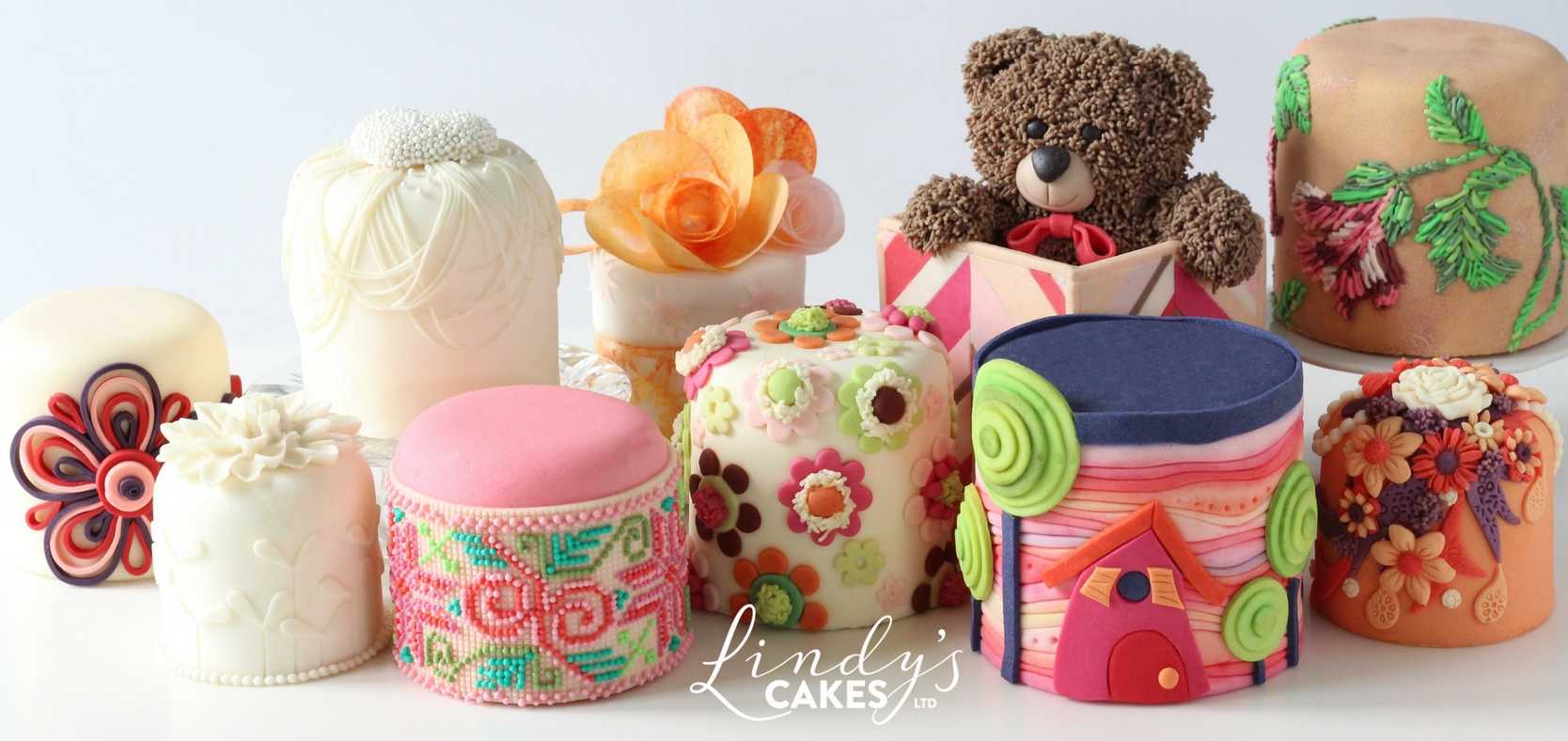 be inspired by mini cakes - examples in Lindy's gallery