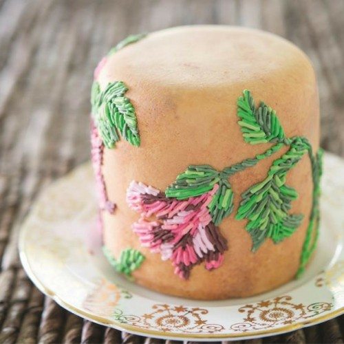 be inspired gallery Lindy's embroidered peony mini cake