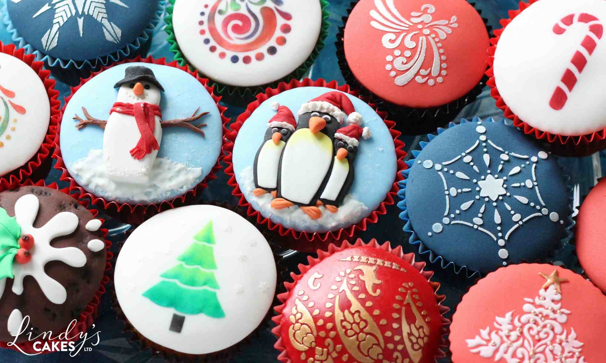Christmas cupcakes to inspire you by Lindy Smith