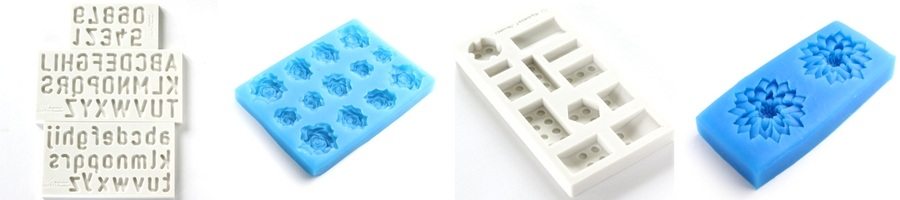 silicone cake decorating moulds - perfect for cupcake decorating available from Lindy's Cakes