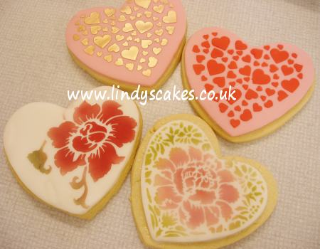 Heart cookies - perfect for Valentines day