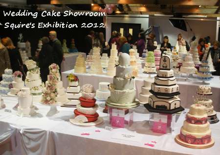 Wedding cakes on show at Squires Exhibition 2012