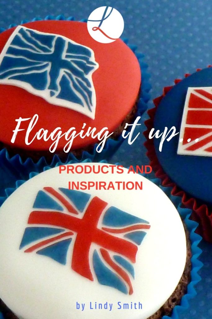 flagging it up stencil and cutters by Lindy's Cakes