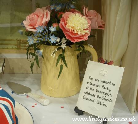 Gold Award for the Jubliee Garden Party at the Vicarage - Maidstone BSG branch table 