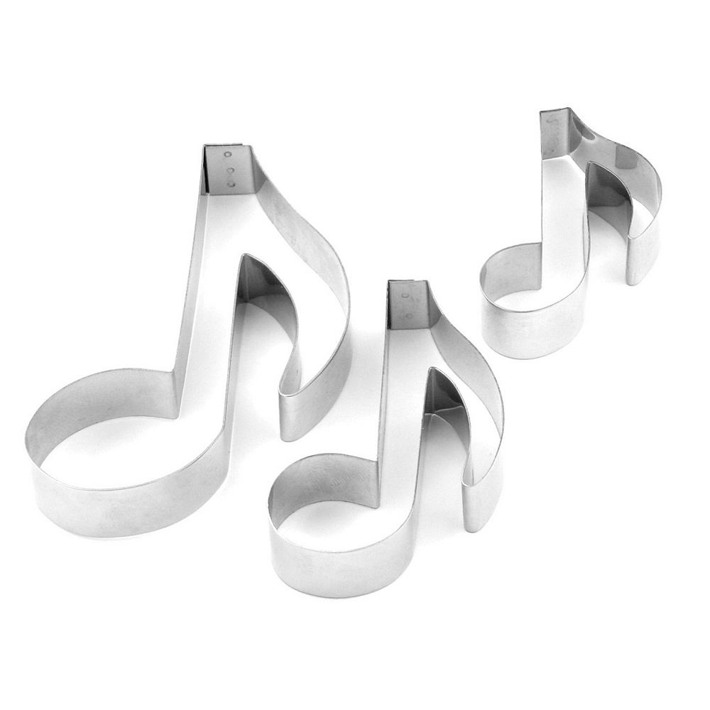 Musical note cutters by Lindy's Cakes