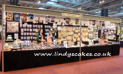Just before opening time - how our customers never see our exhibition stand!