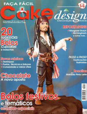 Cake decorating magazine cover from Portugal