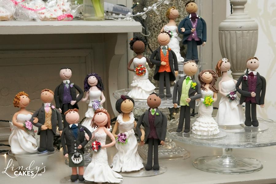 Artista soft used for creating the bride and groom cake toppers - students work