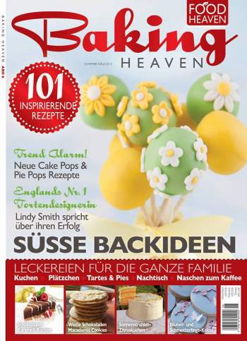 'Baking Heaven' Magazine's (German edition) interview with Lindy Smith about her love of sugar art