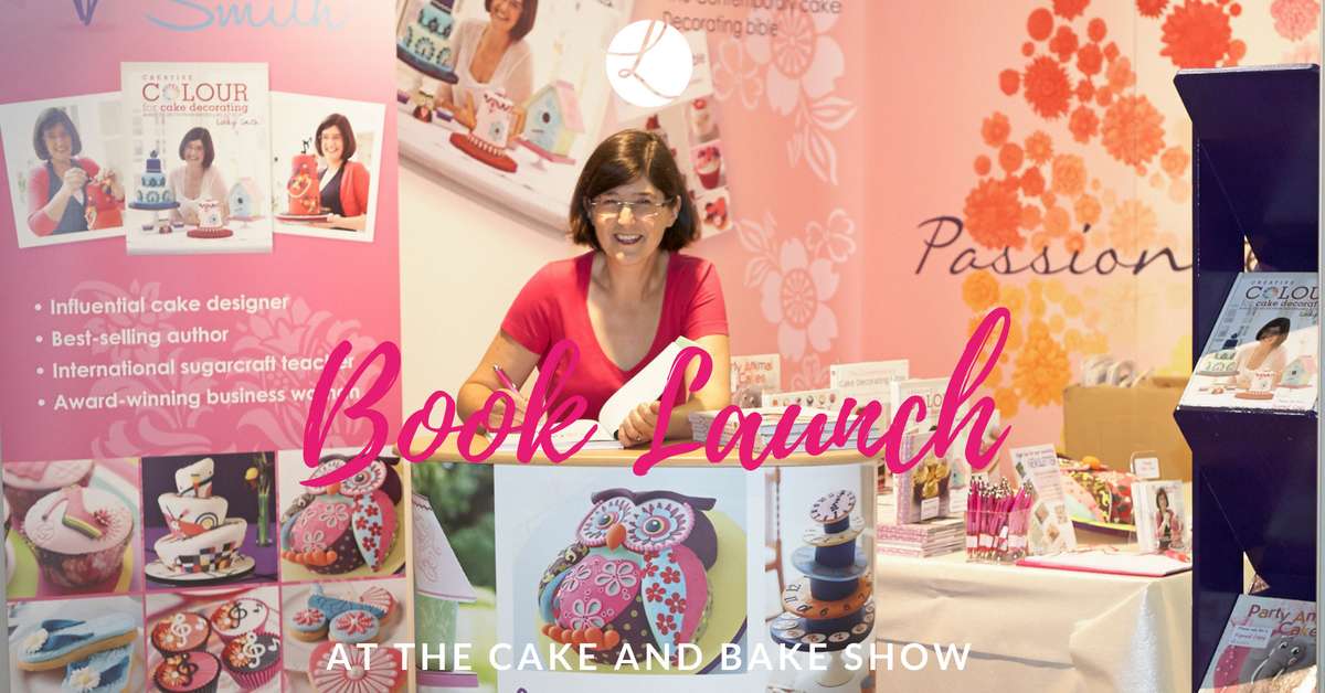 Colour book launch at the cake and bake show