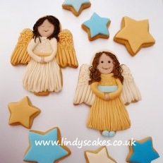 angel cookies - a Christmas treat