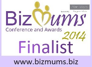 BizMum award - finalist badge