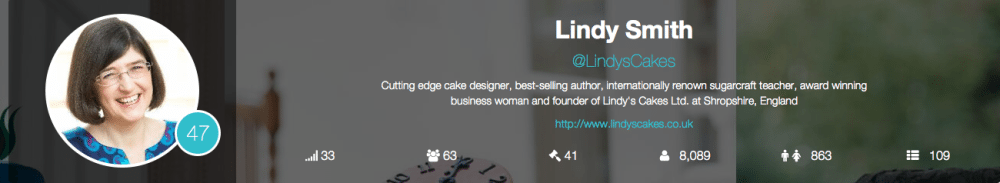 Twitter influencer results for Lindy's cakes