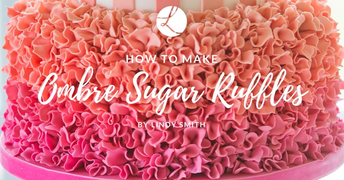 How to make ombre sugar ruffles