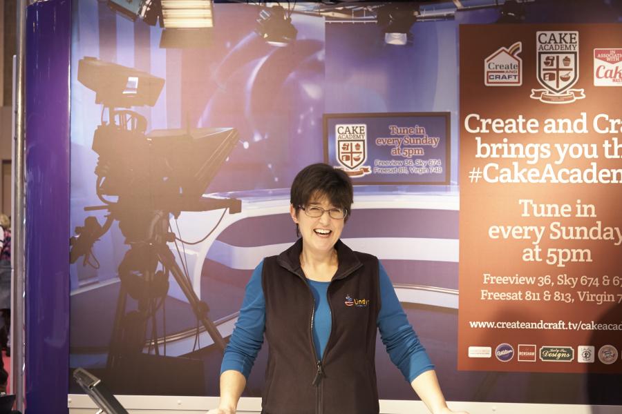 Lindy Smith working for Create and Craft TV