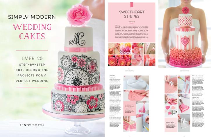 Simply modern wedding cake cover and insert
