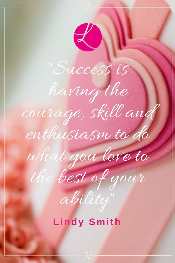 "Success is having the courage, skill and enthusiasm to do what you love to the best of your ability"