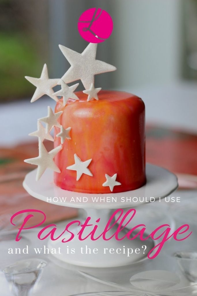 when to use pastillage and recipe it