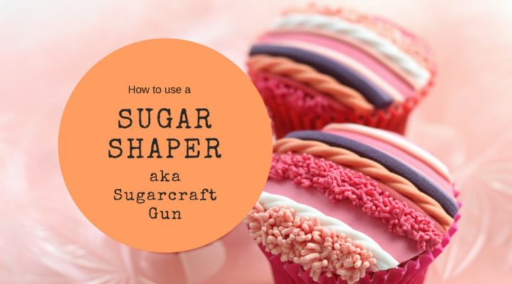 How to use a sugar shaper aka sugarcraft gun to decorate cakes
