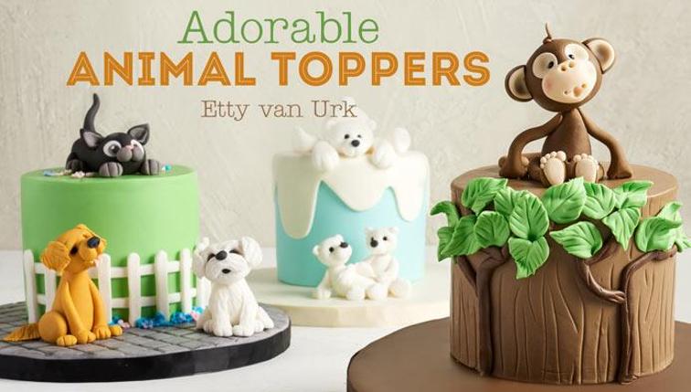 adorable cake toppers Craftsy class with Etty van Urk