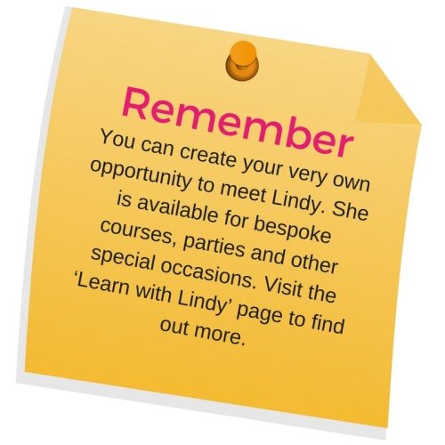Postit - create your own opportunities to meet Lindy Smith
