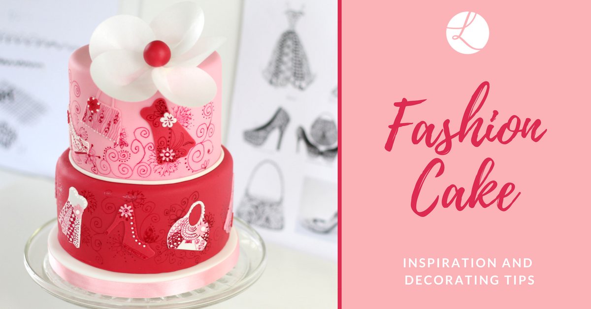 Girly fashion cake inspiration and cake decorating tips