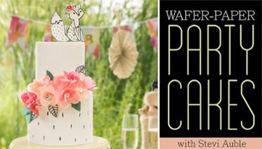 Wafer paper party cakes tutorial