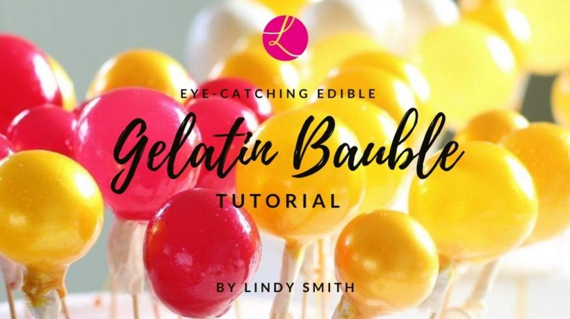 edible gelatin bauble tutorial