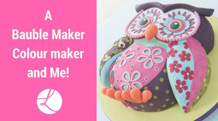 bauble maker, colour maker and me - Lindy Smith a cake decorator