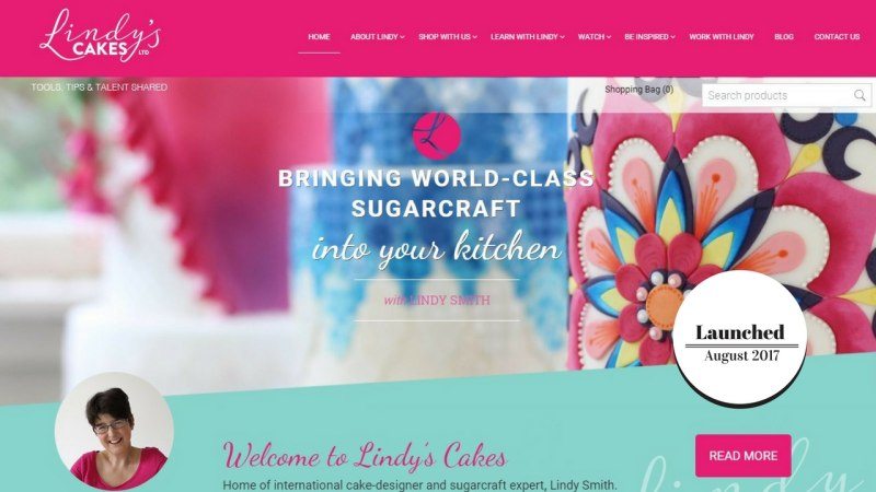 New Lindy's Cakes website launched August 2017