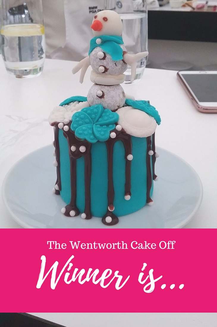 And the winner of theCreativity hard at work at Wentworth cake decorating Cake Off Event is...