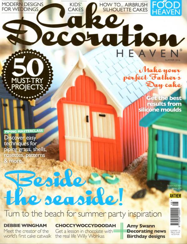 Cake Decorating Heaven magazine with one of Lindy's Cakes on the cover