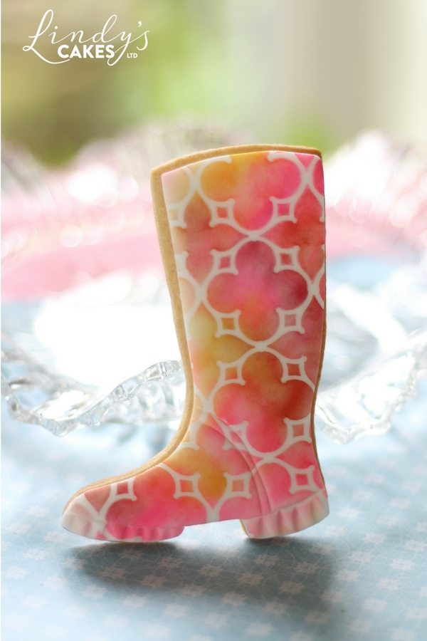 wellie boot cookie