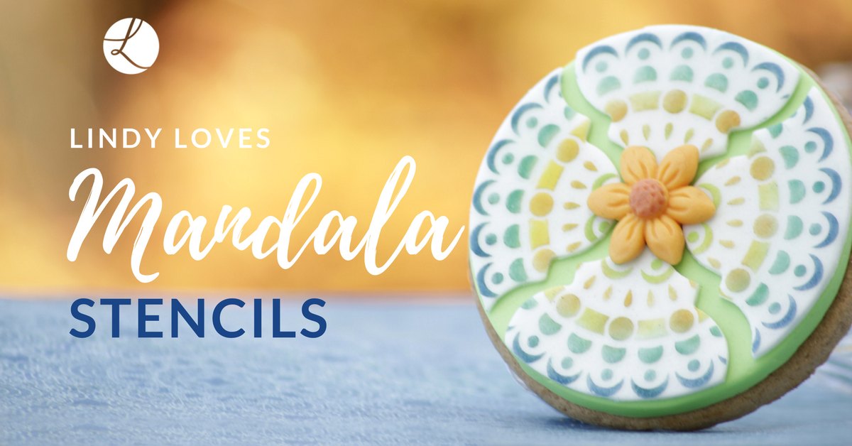 How to use mandala stencils on your cakes and cookies