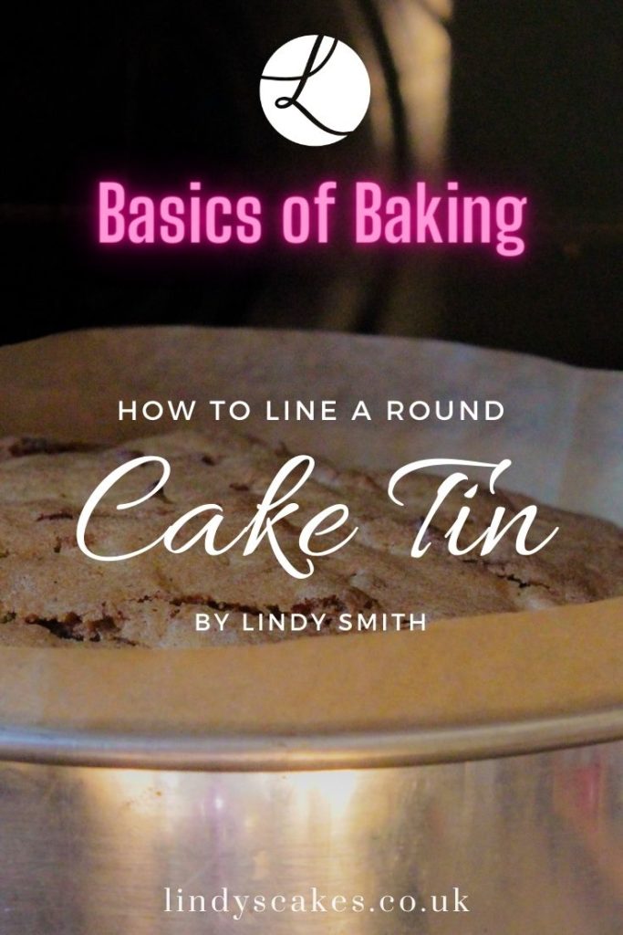 baking basics - how to line a round cake tin