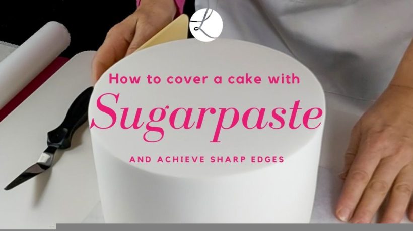 how to cover a cake with sugarpaste