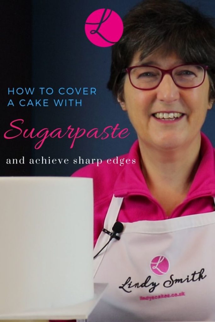 how to cover a cake with sugarpaste - rolled fondant
