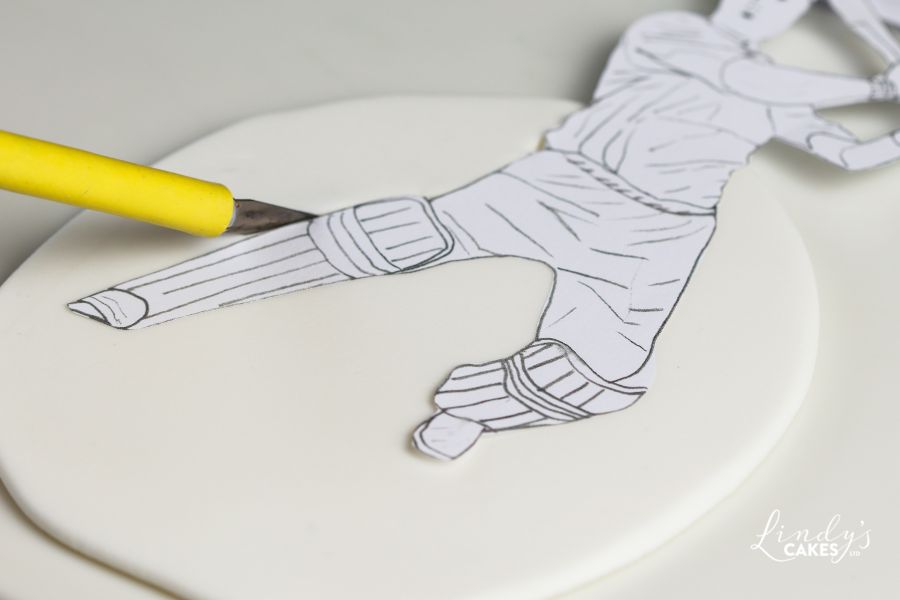 cricketer template by Lindy Smith