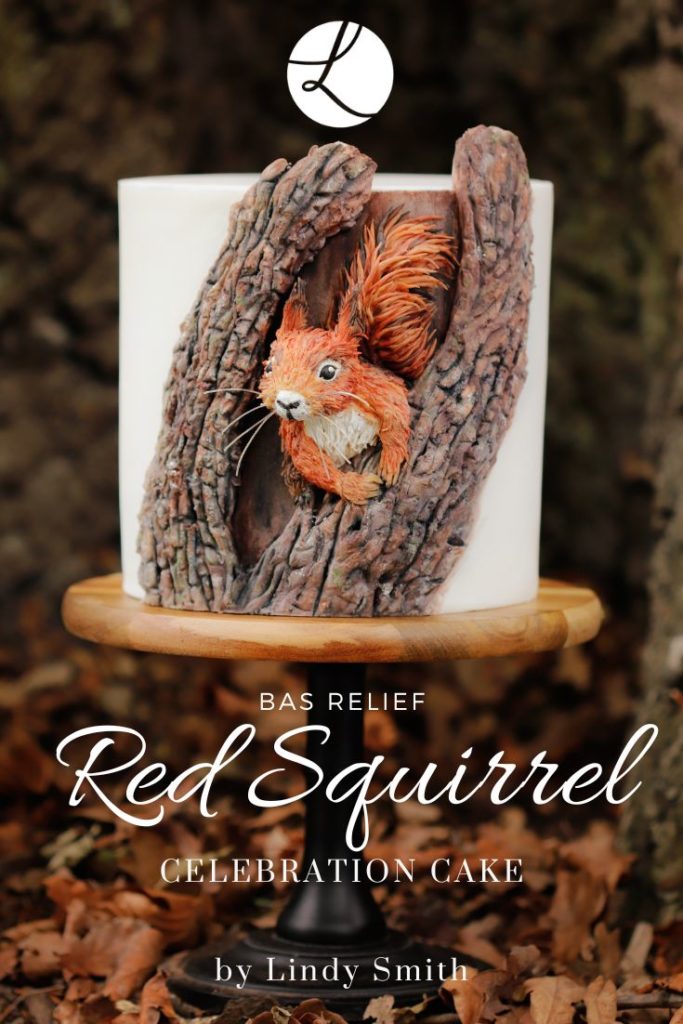 Red squirrel cake by lindy smith