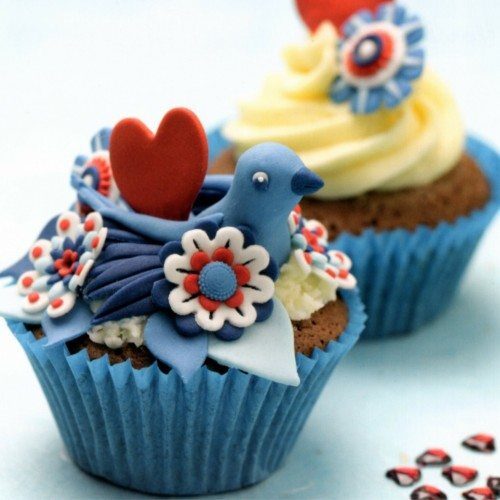 be inspired by Lindy's bluebird cupcake
